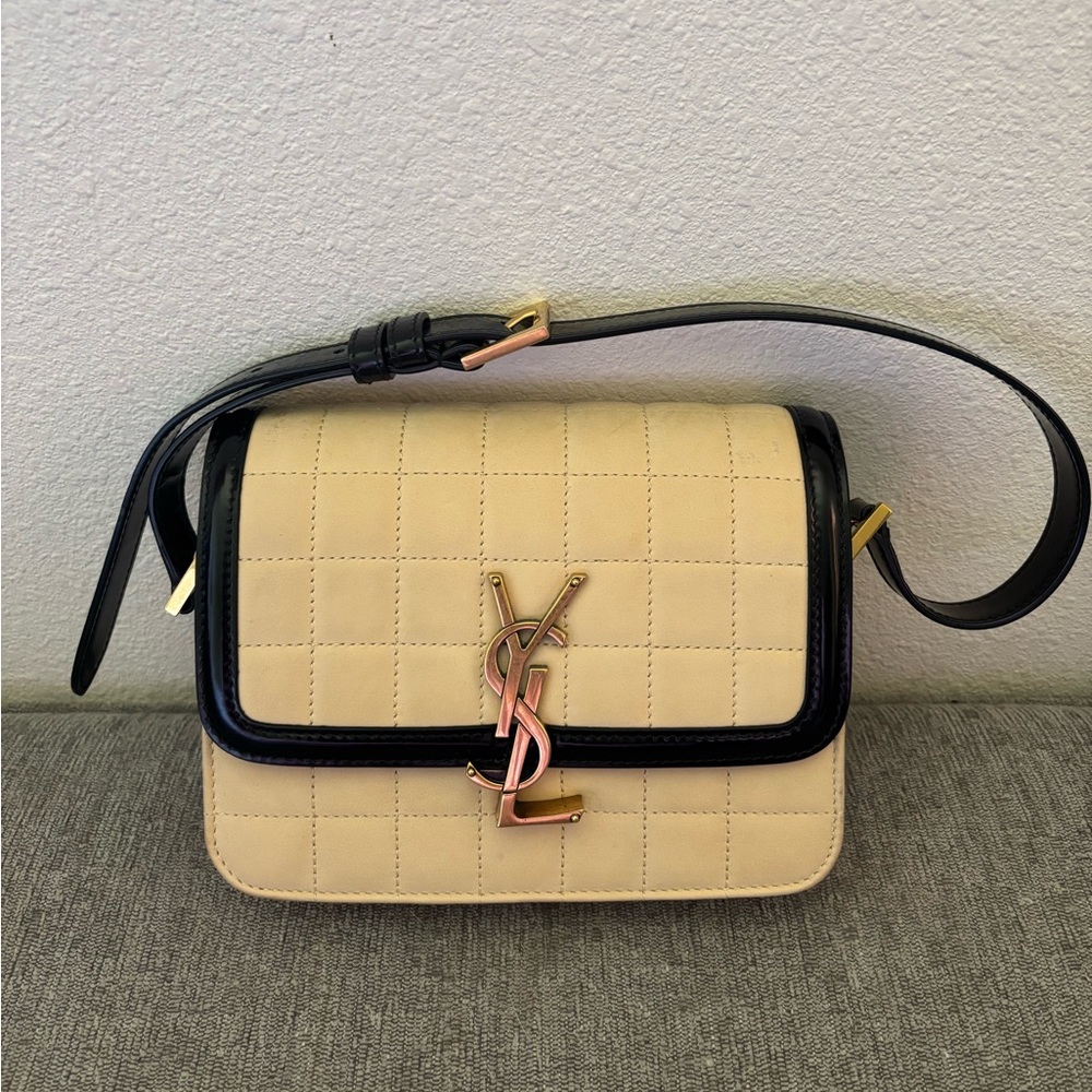 Saint Laurent Small Solferino Burro Leather Shoulder Bag